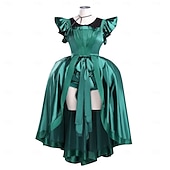 tanie Kostiumy damskie-Gotycki horror Agnieszka Sukienka Kostium Fantazyjne przebranie Cosplay for Damskie Dla dziewczynek Dla dzieci Dla dorosłych Halloween Karnawał Spektakl Impreza Edukacyjne przebieranki