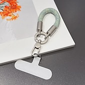 abordables Correas para el teléfono y muñequeras-Nueva correa para teléfono con clip, pulsera y clip, resistente y duradera. &amp;Cordón para cámara unisex antipérdida, correa de muñeca corta para teléfono, nuevo cordón giratorio de una pieza con cierre