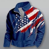 economico Felpe Patriottiche 250-4 luglio 2026 250° Giorno della Memoria Felpa con Cappuccio Designer Bandiera USA da Uomo Casual Outdoor Quotidiano