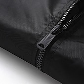 billiga Sportjacka-Herr Lättviktsjacka Bomberjacka Vardaglig jacka Utomhus Semester Ficka Vår Höst Slät Streetwear Stylish Kinakrage Normal Svart Gul Vinröd Armégrön Mörkblå Jacka