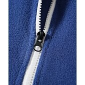 お買い得  メンズベーシックパーカー-男性用 パーカー クォータージッパーパーカー フリースパーカー ブルー ブラック パープル ライトグレー ダックグレー フード付き 平織り ジッパー ポケット スポーツ 日常 祝日 ポリエステル ストリートファッション ベーシック カジュアル 秋 冬 衣類 パーカー トレーナー