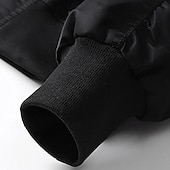 billiga Sportjacka-Herr Lättviktsjacka Bomberjacka Vardaglig jacka Utomhus Semester Ficka Vår Höst Slät Streetwear Stylish Kinakrage Normal Svart Gul Vinröd Armégrön Mörkblå Jacka