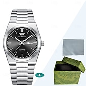 cheap Quartz Watches-Advanced Men&#039;s Wristwatch Fashionable/business Men&#039;s Quartz Watch Date Calendar Display Stainless Steel Case Strap The Best Gift Choice for Men