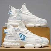 ieftine Pantofi de alergare pentru bărbați-Adidași sport albaștri și argintii pentru bărbați - pantofi de alergare de înaltă performanță cu design dinamic, ideali pentru stiluri de viață active și activități în aer liber