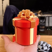  Annoying Nested Screw Gift Box Christmas Holiday Funny Surprise Stacking Gift Boxes Creative Prank Packaging for Friends Family Party Present Xmas