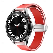 olcso Samsung óraszíjak-Óraszíj mert Samsung Galaxy Watch 7/6/5/4 40/44mm, Watch 6 Classic 43/47mm, Watch 4 Classic 42/46mm Szilikon Csere Szíj Állítható Sportszíj Modern csat Karszalag