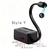 baratos Câmaras de Rede IP de Interior-Mini câmera portátil com gravação de vídeo e bateria integrada, ideal para segurança residencial, monitoramento de babás, visão noturna, detecção de movimento e gravação de voz. Suporta alta definição