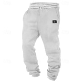 economico pantaloni da jogging-Per uomo Pantaloni da tuta Joggers Pantaloni Pantaloni a Nido d'Ape Coulisse Tasca Elastico in vita Semplice Comodità Morbido Lunghezza intera Casuale Quotidiano All'aperto Moda Stile Classico Verde
