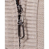 Χαμηλού Κόστους ανδρικό πουλόβερ πουλόβερ-Ανδρικά Πουλόβερ Πουλόβερ Quarter Zip Πλεκτό πουλόβερ Πλεκτό Πουλόβερ Κοτλέ Πλέκω Κανονικά μπλουζάκια Πλεκτό Σκέτο Τρίμηνο φερμουάρ Μοντέρνα Κομψό στυλ street Causal Καθημερινά Ρούχα Ρούχα