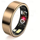 levne Chytré prsteny-Vylepšený chytrý prsten Unisex Zdravotní náramek - Vodotěsný Fitness Tracker Ip68 s funkcemi monitorování spánku Počítání kroků a Zaznamenávání vzdálenosti pro Iphone a Android zařízení. Dárek k