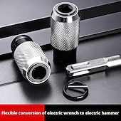 economico set di punte da trapano-set di utensili adattatori per martello perforatore portatile con 2/3/4 punte per trapano a percussione - testa di conversione per chiave elettrica, anticorrosione &amp;antiruggine, ideale per progetti di