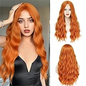 baratos Perucas de Carnaval-Peruca de Carnaval 2026 Loiro Preta Branco Encaracolado Ondulado Longo Peruca sintética para festivais Mardi Gras Parada Cabelo para fantasia de cosplay para Feminino