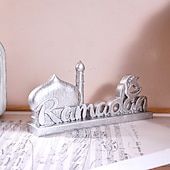 זול רמדאן ועיד-חפצים דקורטיביים, שרף מודרני עכשווי עמיד במים ל קישוט הבית מתנות 1 pc