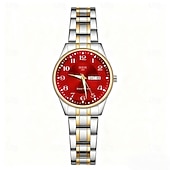 olcso Quartz órák-Női Óra Divatos és Kasuális Elegáns Női Díszítő Óra Két Naptárral Éjjeli Fény Kijelzés A Legjobb Anyák Napi Ajándék Választás Nőknek