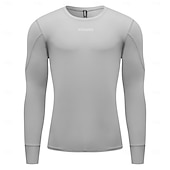 baratos Tops-Conjunto de camisa e calça wosawe para outono e inverno, secagem rápida, ideal para ciclismo, esqui e montanhismo. Absorve o suor e elimina a umidade. Modelo bf241.