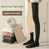 Недорогие Домашние тапочки-Женские высокие носки выше колена, теплые, мягкие, трикотажные, эластичные, уютные, сексуальные, милые, модные, зимние, осенние, высокие носки выше колена, повседневные, для школьниц, в японском