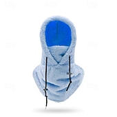 cheap Warm&amp;Heated Collection-3-in-1 Beanie Hat Neck Warmer Face Cover Ski Mask Winter Thermal Windproof Fleece Lined Hood Hat for Skiing Cycling Hiking Outdoor Riding Cold Weather Protection for Men and Women