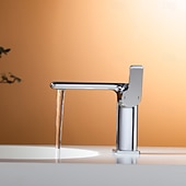 cheap Bathroom Sink Faucets-Bathroom Sink Faucet - Classic Electroplated Centerset Single Handle One HoleBath Taps