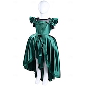 tanie Kostiumy damskie-Gotycki horror Agnieszka Sukienka Kostium Fantazyjne przebranie Cosplay for Damskie Dla dziewczynek Dla dzieci Dla dorosłych Halloween Karnawał Spektakl Impreza Edukacyjne przebieranki