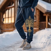 abordables jogging-Homme Viking Arbre de la vie Art celtique Joggings Pantalon Jogger Pantalons Taille Moyenne Taille élastique à cordon Vintage Rétro Extérieur Camping &amp; Randonnée Chasse Pantalon de survêtement