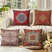 preiswerte Kissen-Trends-Vintage-Kissenbezüge im Bohème-Stil mit Digitaldruck, dekorative Kissenhüllen für Zuhause, Schlafzimmer, Wohnzimmer, Gästezimmer, Hotel, Sofa-Akzente