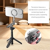 billiga Telefonställ-2-pack magnetisk telefonstativ hopfällbar selfie-sticka halkfri design utomhusfotografi specialiserad