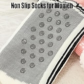 cheap Home Socks-Thick Fuzzy Floor Socks for Women, Indoor Slipper Socks, Cozy Winter Sleep Socks, Extra Plush Warm Socks for Home, Maternity, and Cold Weather