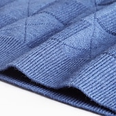 halpa miesten villapaita liivi-Miesten Neulepusero Mekko villapaita Liivi Neulottu villapaita Joustin Neuloa Tavalliset topit Kudottu Tavallinen V kaula-aukko Muoti Katutyyli Loma liiketoiminta Vaatetus Hihaton Syksy Talvi Sininen