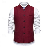 economico Costumi maschili degli anni '20-Retrò Vintage Anni Ruggenti Anni 1920 Gilet Il grande Gatsby Gangster Costume Per uomo Halloween Carnevale Mascherata Festa &amp; Sera Adulti Gilet