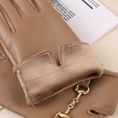 Недорогие Перчатки-Жен. 1 пара С пальцами / Зимние Активный / Уличный стиль Перчатки - Полотняное плетение Стильные