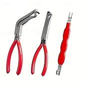 お買い得  車両サービス-3個のプロフェッショナル自動車用電気コネクタセパレーター &amp;60度角度付き切断プライヤーセット &amp;ストレートジョー設計、ワイヤー除去ツール、車のセンサー、コネクタ用の高耐久性の精密