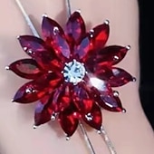 Недорогие Ожерелья и подвески-1шт Ожерелья с подвесками Цепочка For Жен. Кристалл Для улицы Повседневные Хрусталь Сплав Свисающие Цветы