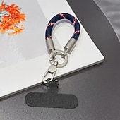 abordables Correas para el teléfono y muñequeras-Nueva correa para teléfono con clip, pulsera y clip, resistente y duradera. &amp;Cordón para cámara unisex antipérdida, correa de muñeca corta para teléfono, nuevo cordón giratorio de una pieza con cierre