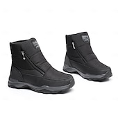 cheap Winter &amp; Snow Boots-Men's Waterproof Insulated Snow Boots - Non-Slip Warm Outdoor Hiking Boots for Winter Sports and Cold Weather