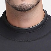 abordables Trajes de neopreno y trajes de buceo-Hombre 3 mm Traje de neopreno para buceo Camiseta de protección solar de cuerpo completo Traje de surf de una pieza Color sólido Protección UV Control de barriga Manga Larga Trajes de buceo Surf