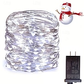 halpa Sähkökäyttöinen-Fantasiavalot sisätiloihin portaita makuuhuoneessa häissä puuloma-juhlatunnelman koristevalonjohdolla matalajännitteisellä pistokkeella 10/20/30/50/150/200M