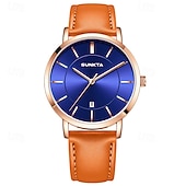 halpa Kvartsikellot-LIGE Miesten Kvarttikello Liiketoiminta Vedenkestävä PU Nahkakello