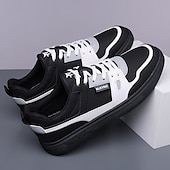 זול סניקרס קז'ואל-נעלי ספורט ספורטיביות לגברים בצבעי כחול כהה ולבן, קלות משקל ונוחות, עיצוב מודרני עם נגיעות כתומות, מושלמות ללבישה יומיומית וטיולים קז'ואליים