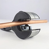 ieftine cleme și clești-tăietor de țevi cu clichet de calitate profesională - construcție din oțel lustruit rezistent, mâner ergonomic antiderapant, acționare hexagonală de 1/4" pentru cupru, aluminiu, fier, oțel inoxidabil,