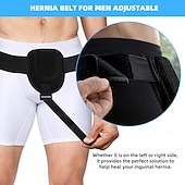economico Bretelle &amp; Supporti-cintura per ernia per uomo, cintura di supporto per ernia inguinale sinistra o destra per alleviare il dolore con cuscinetti di compressione rimovibili, cinto erniario inguinale regolabile per
