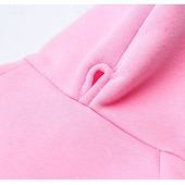 cheap Hoodies-Small Dog Pink Hoodie - Little Beauty Pet Sweatshirt with Bow Accent - Great Gift for Dogs