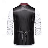 economico Costumi maschili degli anni '20-Retrò Vintage Anni Ruggenti Anni 1920 Gilet Il grande Gatsby Gangster Costume Per uomo Halloween Carnevale Mascherata Festa &amp; Sera Adulti Gilet