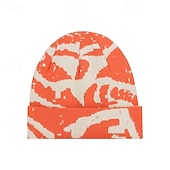 cheap Warm&amp;Heated Collection-Winter Outdoor Cold Weather Hat For Women Stylish European American Knit Beanie With Ear Protection Large Head Cover Warm Fleece Lined Winter Cap