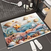 baratos Tappeto da bagno-3D Optical Illusion Doormat Visual Trap Floor Mat Non Slip Water Absorbing for Bathroom Shower Entryway Indoor Outdoor Diatomaceous Earth Quick Dry Absorbent 20 x 31 inch