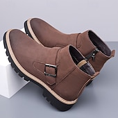 abordables Bottes de Chelsea-Bottes Chelsea turquoise pour hommes – élégantes et résistantes, idéales pour les sorties hivernales décontractées et les activités de plein air