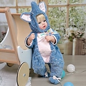 economico Bambole Reborn-Bambole Reborn - Bambola Realistica da 22 Pollici Ragazza con Corpo Morbido e Capelli Ricci Biondi Sveglia Bebe Reborn di Silicona Bambole di Vita Reale con Scatola Regalo per Bambini di 3 Anni
