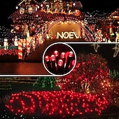 levne Solární řetězec světla-Solární Světelný Řetěz Vnitřní Vnější Super Jasná LED Světelný Řetěz Voděodolné Třpytivé Světla pro Dekoraci Stromů