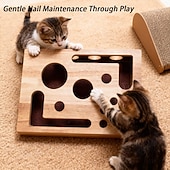 levne Podpora a péče o zvířata-Vylepšovací krabička na škrábání koček s vylepšovací krabičkou na kočičí nehty. Pilník na nehty netlačí a je vhodný pro nůžky a ořezávátka. Vnitřní brusný papír je vhodný pro škrábání koček v