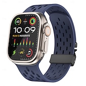 economico Cinturini per Apple Watch-Cinturino Sportivo Anello Solo Compatibile con Cinturino dell'Apple Watch 49mm 46mm 45mm 44mm 42mm Lusso Regolabili Silicone Cinturino di ricambio per iwatch Ultra 3 2 Series 11 10 9 8 7 SE 6 5 4 3 2