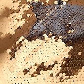 お買い得  トップス-ディスコ 1980年代 テールコート プラスサイズ 長袖 ディスコ スパンコール 仮装 男性用 カーニバルコスチューム マスカレード クラブ プライドパレード プライド月間 成人 コート オールシーズン